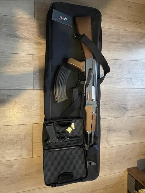 Replika Karabin szturmowy AEG CYMA AK 47 set uszkodzona bate