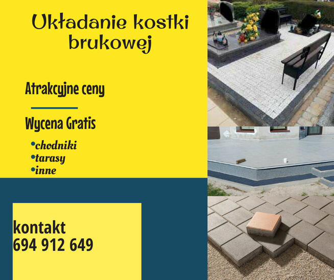 Układanie kostki brukowej