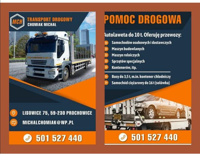 Pomoc drogowa - auto laweta