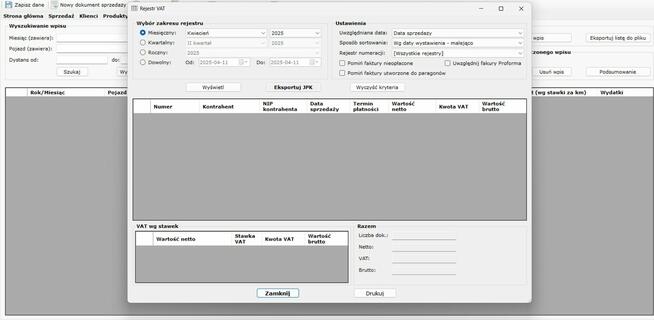 Prosty program do fakturowania - dożywotnia licencja