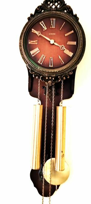 Zegar wiszący wagowy 2 strunowy sprawny