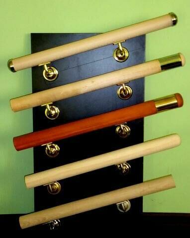 Poręcz drewniana poręcz schodowa okrągła omega