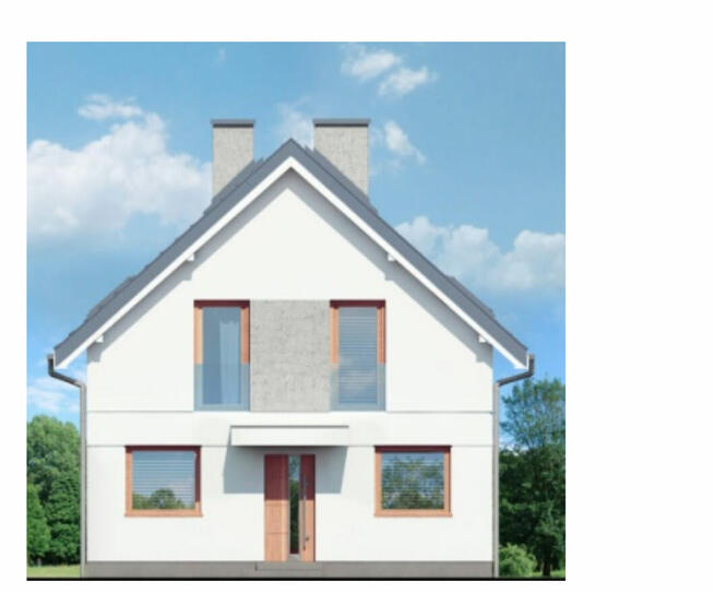 Rozpoczęta budowa domku letniskowego w Sławie | 100 m od jez