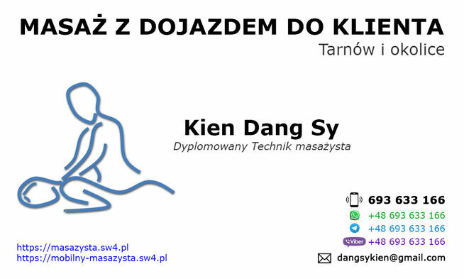 Masaż Tarnów i okolice - masażysta Tarnów
