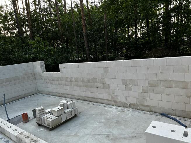 Rozpoczęta budowa domku letniskowego w Sławie | 100 m od jez