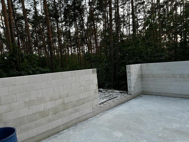 Rozpoczęta budowa domku letniskowego w Sławie | 100 m od jez