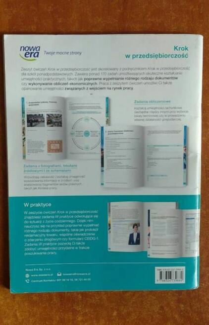 Zeszyt ćwiczeń podstawy przedsiębiorczości.