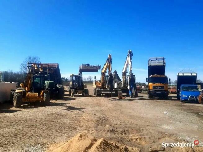 Prace ziemne wyburzenia rozbiórki kruszenie transport Żagań