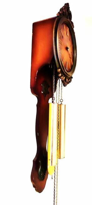 Zegar wiszący wagowy 2 strunowy sprawny