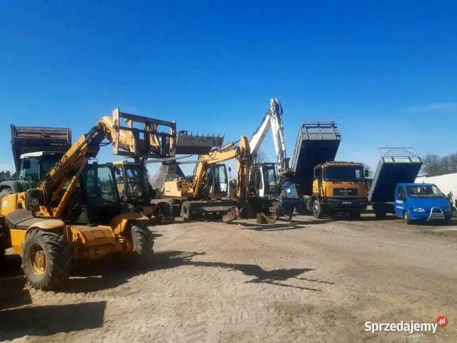 Prace ziemne wyburzenia rozbiórki kruszenie transport Żagań