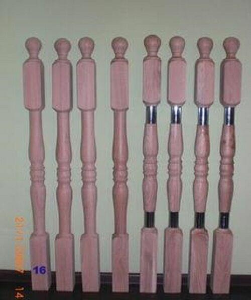 Słup drewniany toczony Słupek schodowy Tralki poręcze