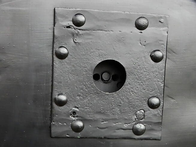 Drzwi od celi więziennej 183x70,5x4 cm