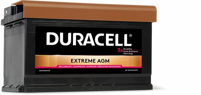 Akumulator Duracell EXTREME DE80 AGM 12V 80Ah 850A