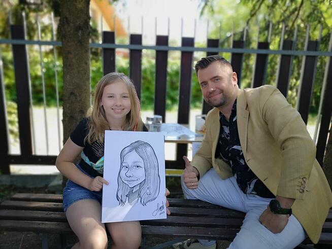 Rysowanie karykatury na żywo – wesele, imprezy, urodziny