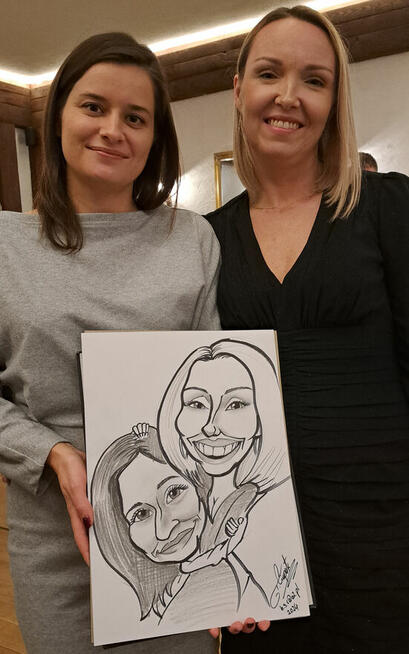 Rysowanie karykatury na żywo – wesele, imprezy, urodziny