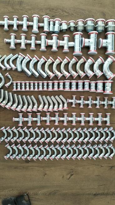 Geberit Mapress C-Stahl redukcje krztaltki trojnikii