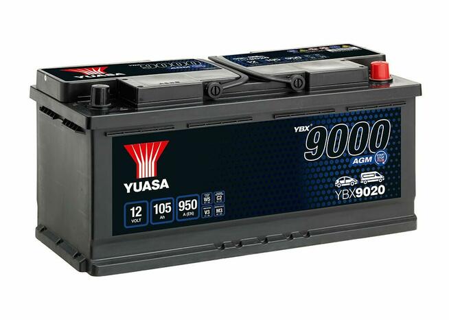 Akumulator 105Ah 950A P+ Yuasa YBX9020