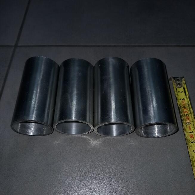 tuleja rura aluminiowa 40x3 EN AW-6060 T66 4x75mm +/-2mm