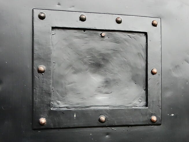 Drzwi od celi więziennej 183x70,5x4 cm