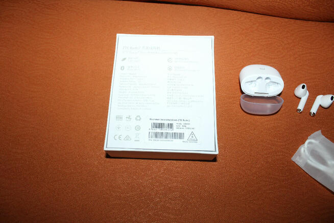 Douszne Słuchawki Bezprzewodowe ZTE Buds 2 białe