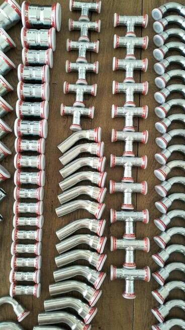 Geberit Mapress C-Stahl redukcje krztaltki trojnikii