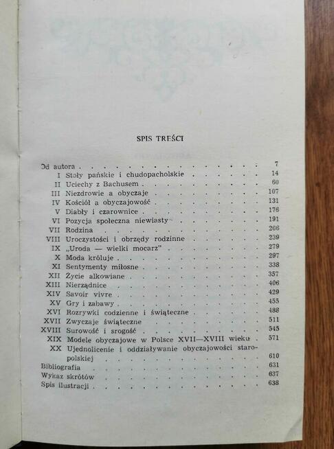 Zbigniew Kuchowicz Obyczaje Staropolskie