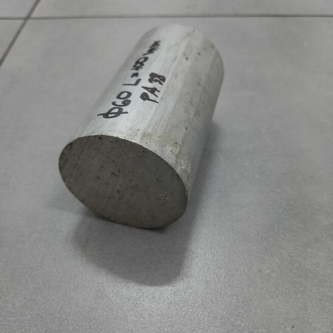 aluminium fotmatka pręt aluminiowy wałek fi 60 długość 100mm