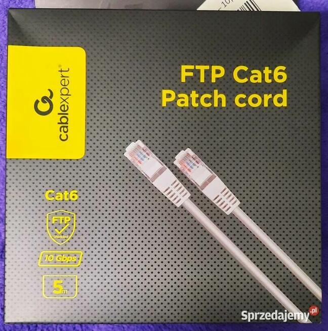 Polecam Kabel Ethernet FTP CAT 6 Pack Cord 5 mb