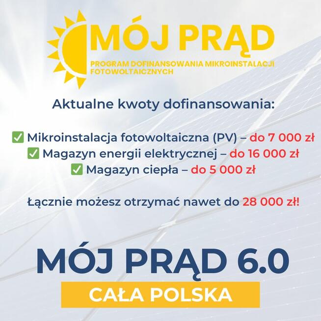Mój Prąd 6.0 – pomagam uzyskać dofinansowanie na fotowoltaik