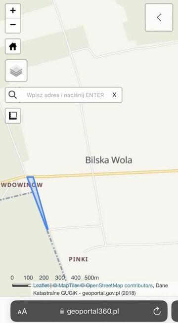 Sprzedam działkę rolną z lasem