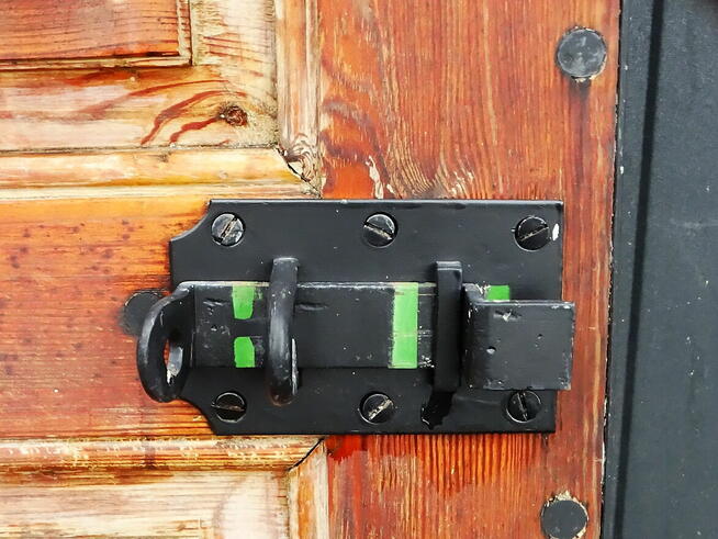 Drzwi od celi więziennej 183x70,5x4 cm