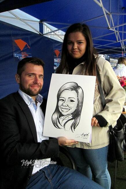 Rysowanie karykatury na żywo – wesele, imprezy, urodziny