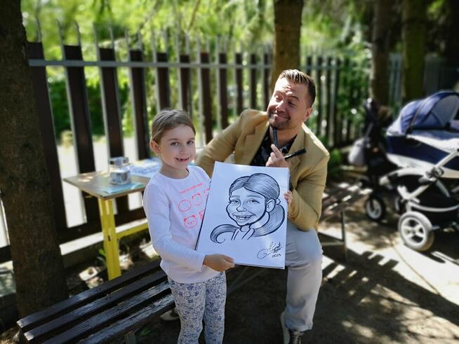 Rysowanie karykatury na żywo – wesele, imprezy, urodziny