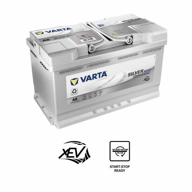 VARTA START-STOP PLUS 80Ah 800A F21/A6 AGM