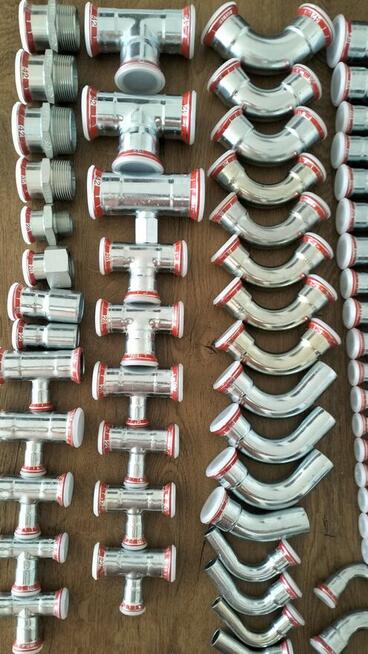 Geberit Mapress C-Stahl redukcje krztaltki trojnikii