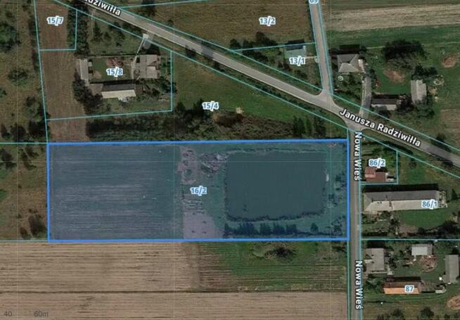 Działka budowlana/ rekreacyjna ze stawem