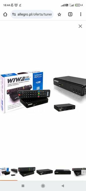 Dekoder DVB-T/T2 Wiwa