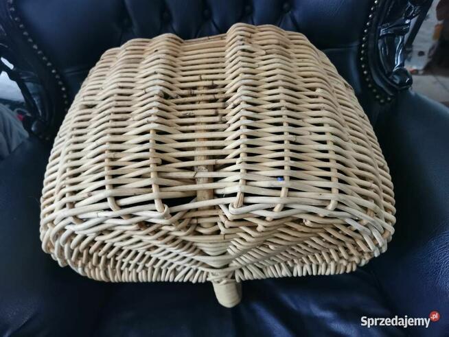 Kosz z uchwytem z wikliny Rattan wiklina