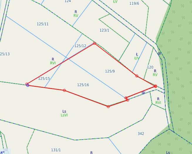 Działka 6005 m², Blisko jeziora i lasu, Inwestycja