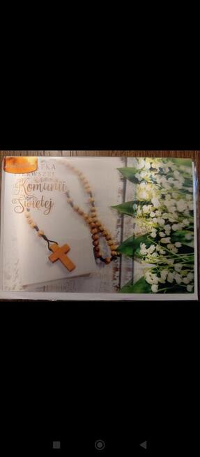 Pamiątka Pierwszej Komunii Świętej nowa zafoliowana z kopert