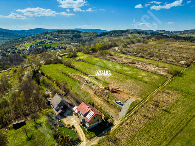 Słoneczna i widokowa działka w Budzowie