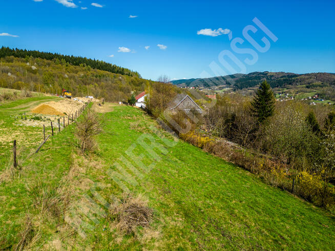 Słoneczna i widokowa działka w Budzowie
