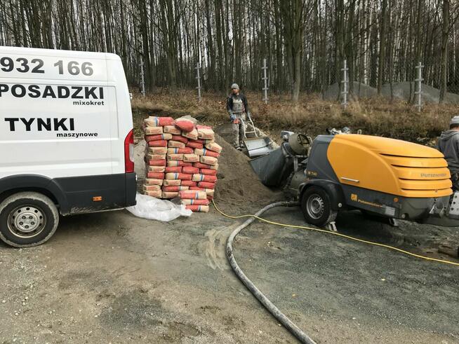 Posadzki maszynowe miksokret jastrychy cementowe styrobeton