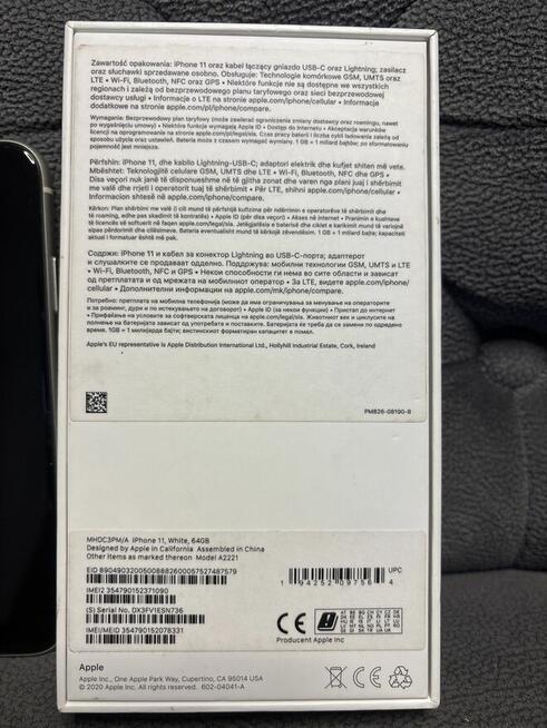 iPhone 11 white 64GB