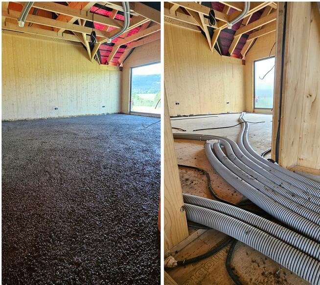 Ciepła wylewka styropianowa granulat styropianowy ARTI