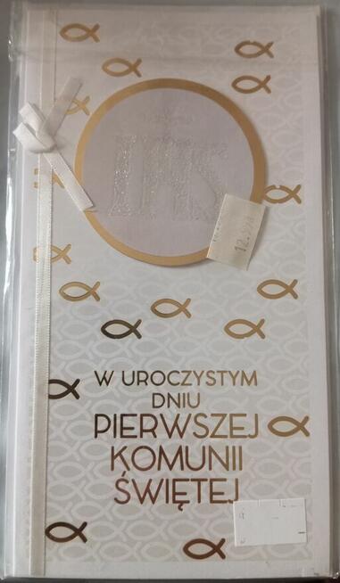 Pamiątka Pierwszej Komunii Świętej nowa zafoliowana z kopert