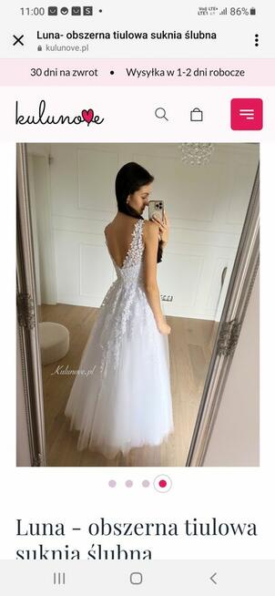 Suknia ślubna LUNA księżniczka