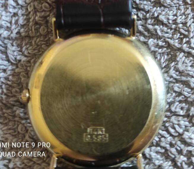 Męski złoty zegarek 14K 585