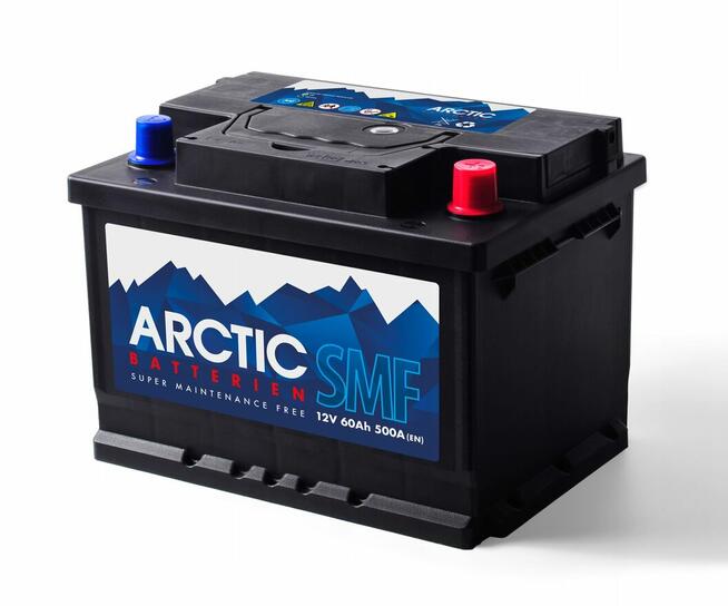 Akumulator samochodowy Arctic 12V 60Ah 500A P+