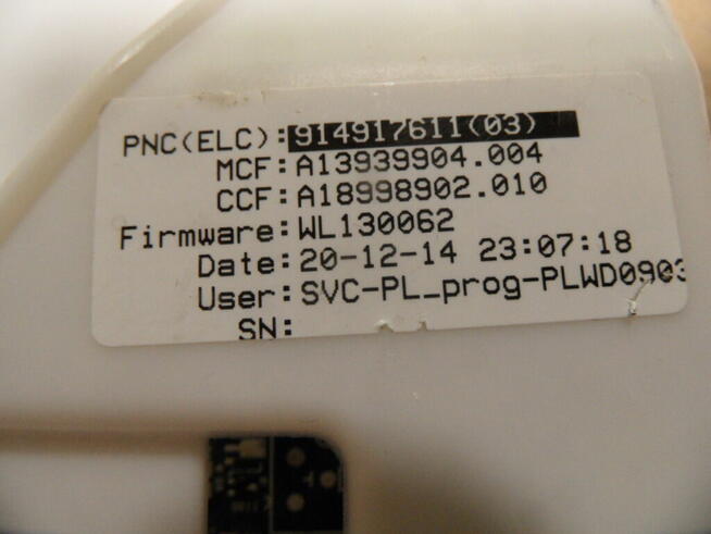 programator pralki electrolux EW6F528WVP 91491761103